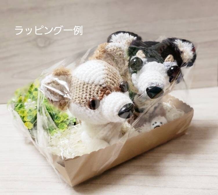 うーちゃんちゃん様　あみぐるみ　うちの子オーダーno.138.139ケアンテリア うーちゃんちゃん様 あみぐるみ うちの子オーダーno.138.139