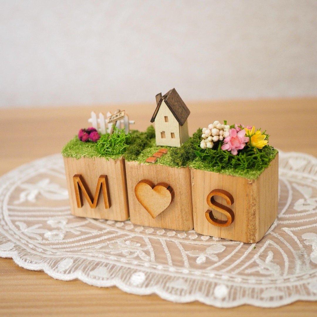 w.s.mam様確認用♡イニシャルオブジェ イニシャルオブジェ 結婚式 - SMILE©️RAFT GALLERY | minne