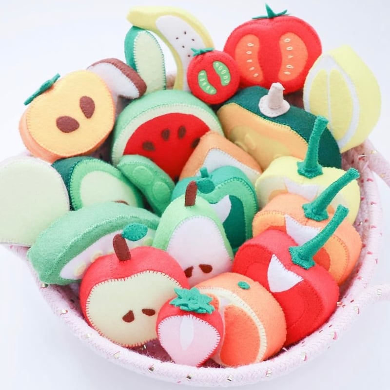 フェルトの断面野菜＆果物22点セット】 | ROSE PLUS STORE