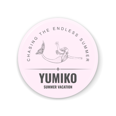 【Summer⭐名入れミラー / 缶バッジ】