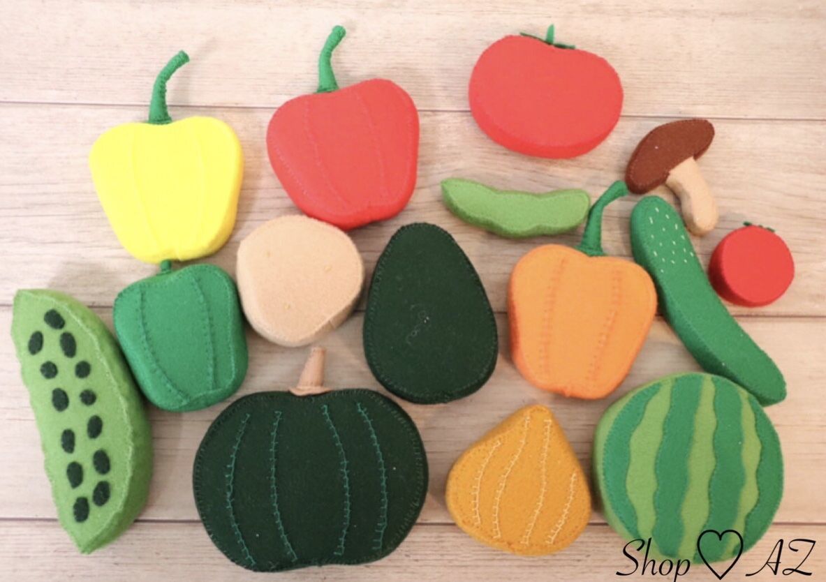 フェルトの断面野菜＆果物22点セット】 | ROSE PLUS STORE