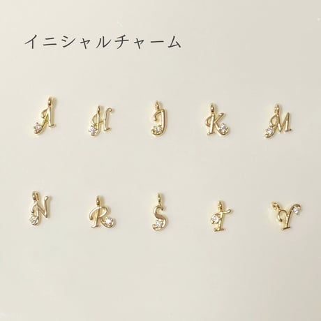 【ストーンが選べる＊サンキャッチャーチャーム】天然石・イニシャル入り