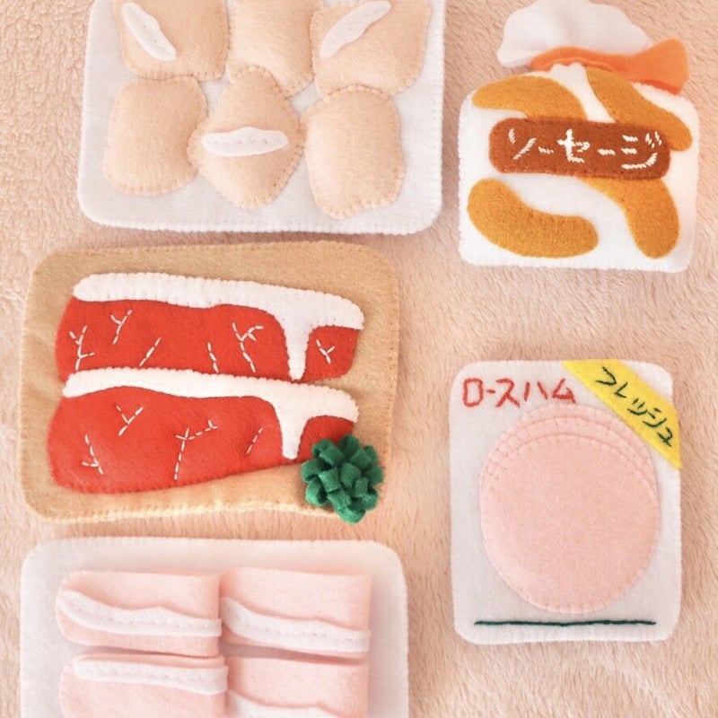 フェルトおままごと＊お買い物セット】スーパーマーケット | ROSE PLUS
