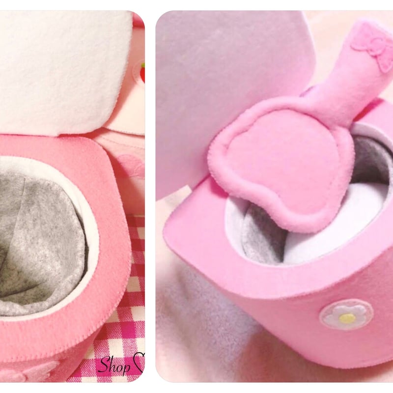 いちごの炊飯器＜フェルトおままごと＞】 | ROSE PLUS STORE