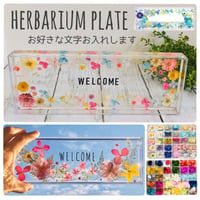 【オーダーメイドで作る＊ハーバリウムプレート】