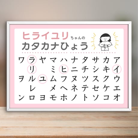 【知育ポスター3枚セット / ひらがな・カタカナ・小1漢字】A4サイズ / データ