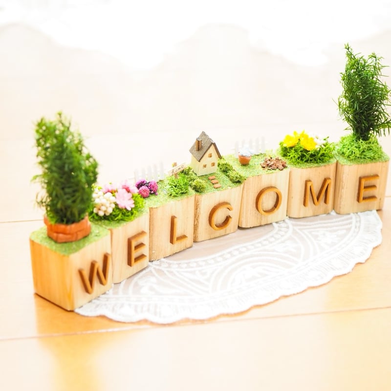 文字が選べる＊木製サイコロオブジェ】 | ROSE PLUS STORE