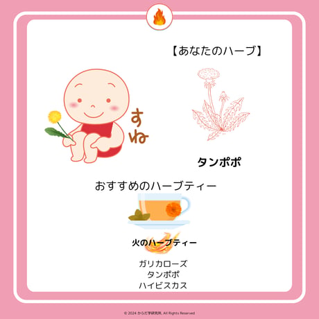エレメントハーブティー（火）