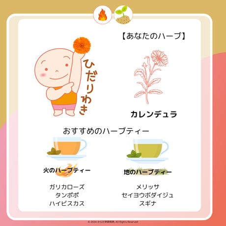 エレメントハーブティー（火）