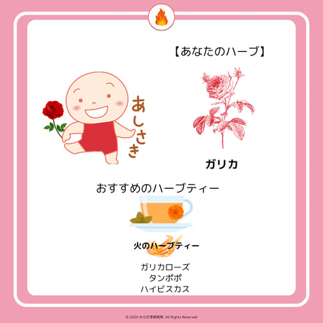エレメントハーブティー（火）