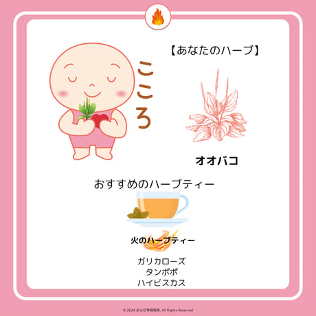 エレメントハーブティー（火）