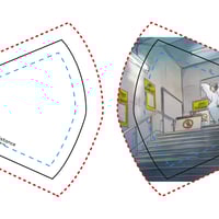 今日マチ子「Distance」マスク