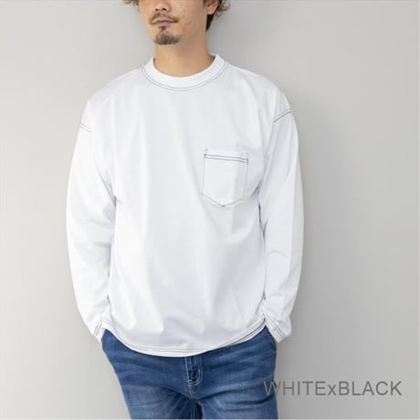 大人気 長袖ラインヘビーウェイトTシャツ