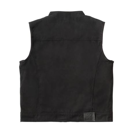 WCC X 13 1/2 DOMINATOR CANVAS RIDING VEST -BLACK