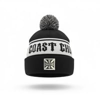 WEST COAST CHOPPERS HOCKEY BEANIE - BLACK/WHITE