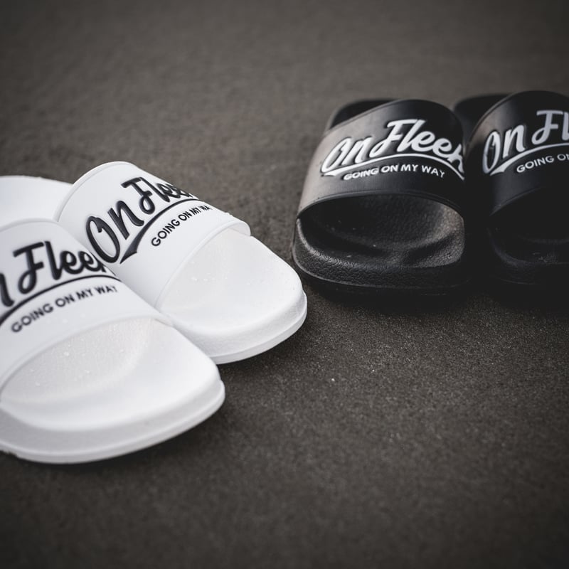 氣志團 シャワーサンダル M&M CUSTOM PERFORMANCE - SANDALS (ORANGE) / エンボスロゴ