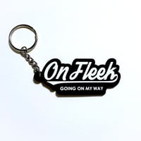 OnFleekラバーキーホルダー