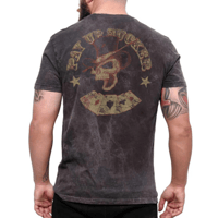 WCC PAY UP SUCKER TEE - VINTAGE BLACK