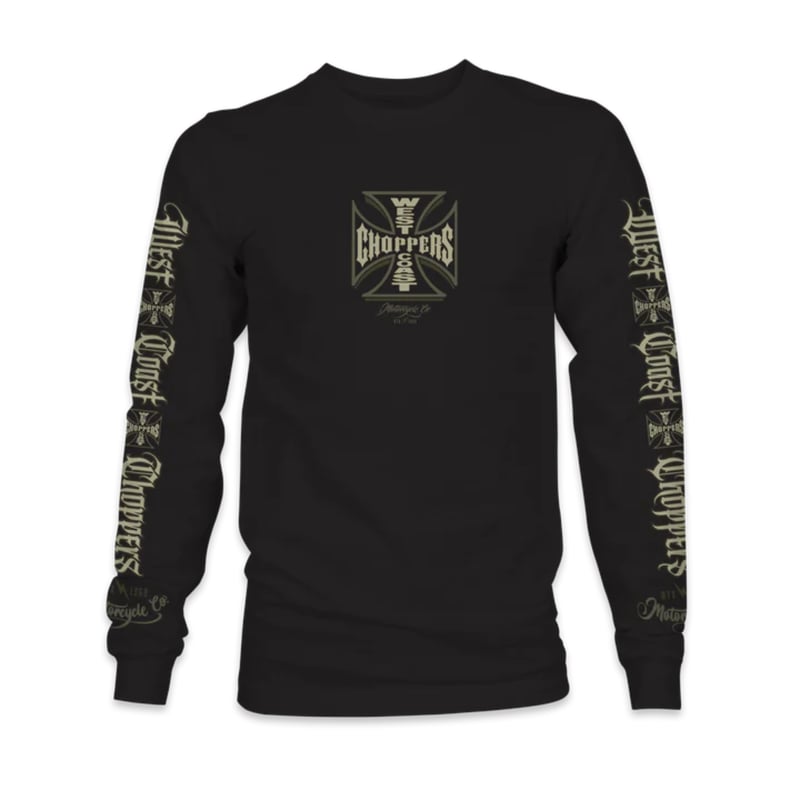 WCC GANGSCRIPT LONG SLEEVE - BLACK | On Fleek