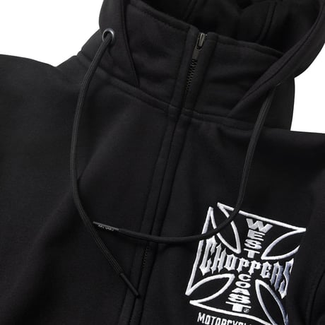 WCC OG ATX ZIP HOODY - BLACK