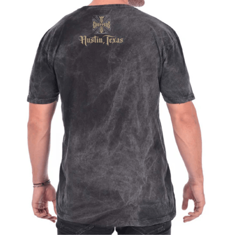 WEST COAST CHOPPERS CHIEF TEE - VINTAGE DARK GREY