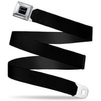 CHARGER Text Seatbelt Belt - Black
