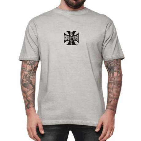 WCC OG LBC CROSS TEE - VINTAGE GREY WASH
