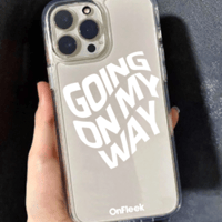 【在庫限り】GOING ON MY WAY  iPhoneケース（クリア）