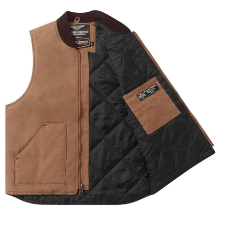 WCC HEAVY DUTY WORKVEST - FRONTIER BROWN