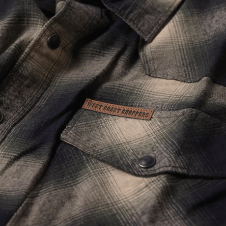 WCC OUTLAW FLANNEL - OLIVE/BEIGE