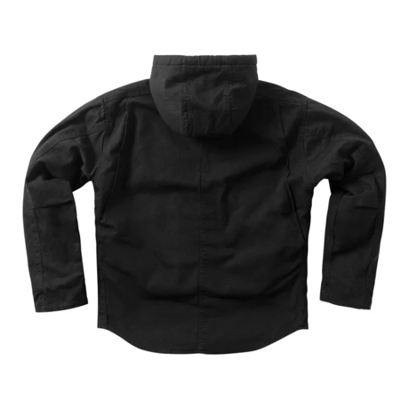 WCC SHERPA LINED CANVAS WORK JACKET - BLACK