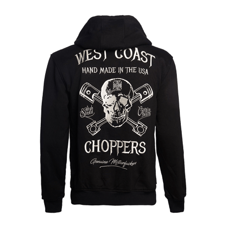 WCC HIGH SPEED ZIP HOODY - BLACK