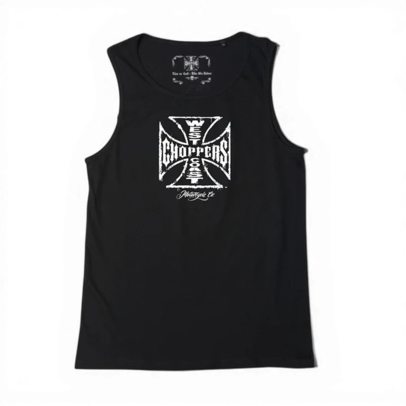 THENEWHOUSECOOPERHALTERNECKタンクトップ　ブラック WORN CROSS TANKTOP - BLACK | On Fleek