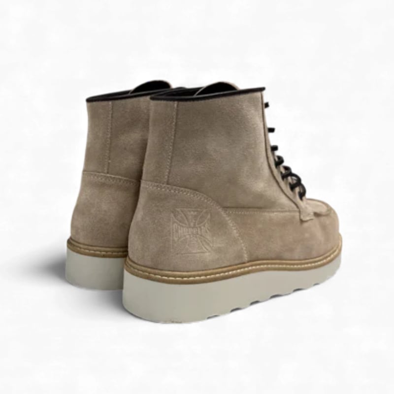 WCC RIGID SUEDE LEATHER BOOTS - SAND | On Fleek