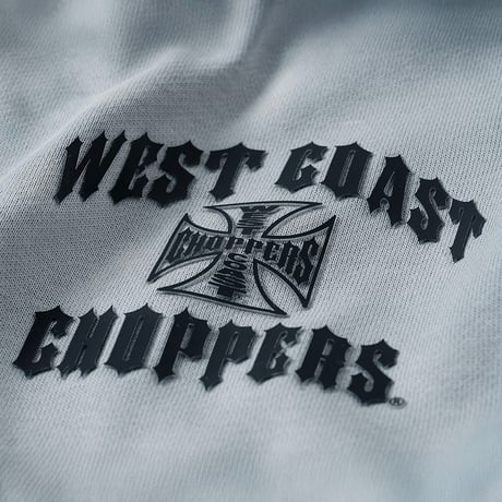 WCC IRON OVERSIZED ZIP HOODY - STEEL GREY