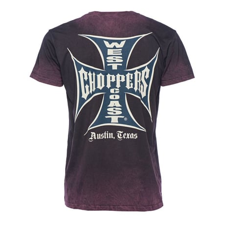 WEST COAST CHOPPERS OG CLASSIC TEE - VINTAGE BORDEAUX