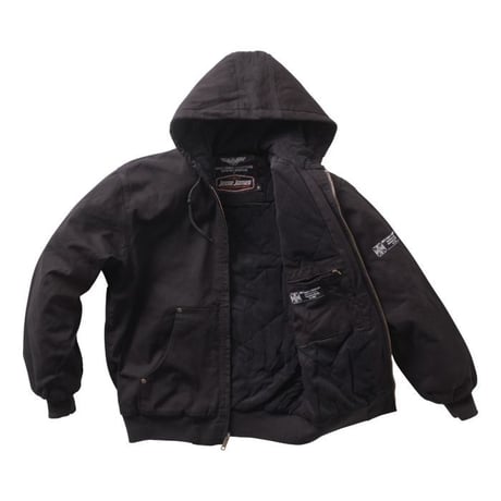 WCC HEAVY DUTY CANVAS WORK JACKET - BLACK