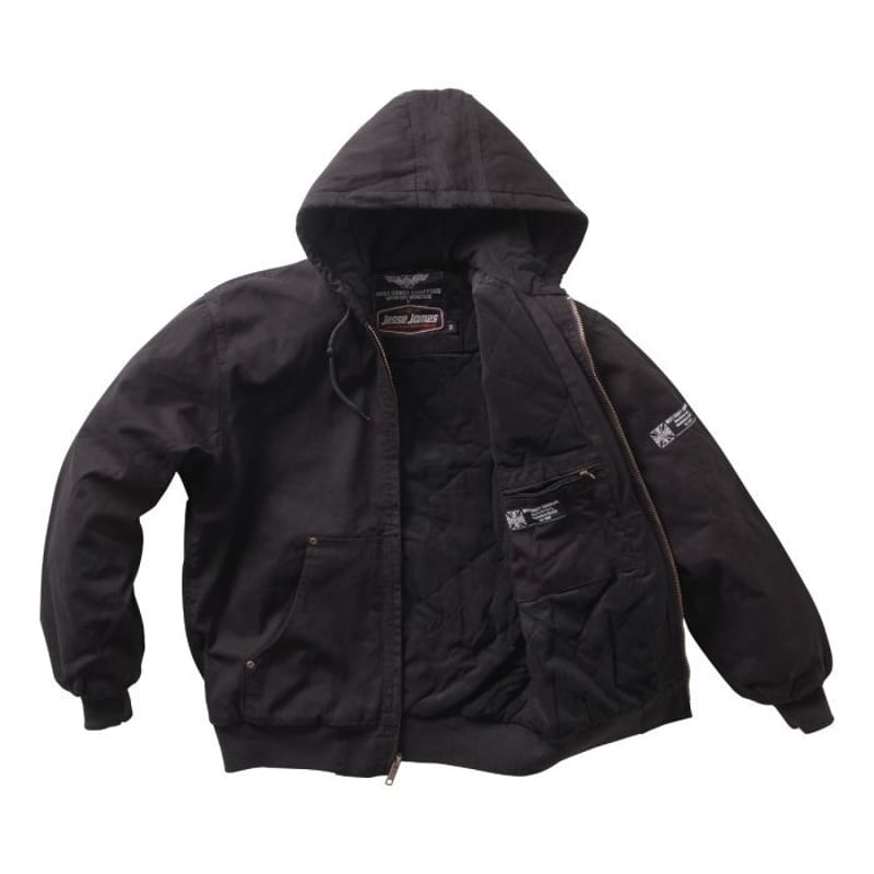 WCC HEAVY DUTY CANVAS WORK JACKET - BLACK | On