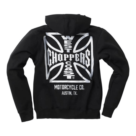 WCC OG ATX ZIP HOODY - BLACK