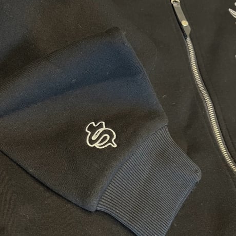 WCC - MECHANIC ZIP HOODY - BLACK