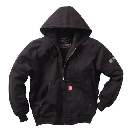 WCC HEAVY DUTY CANVAS WORK JACKET - BLACK
