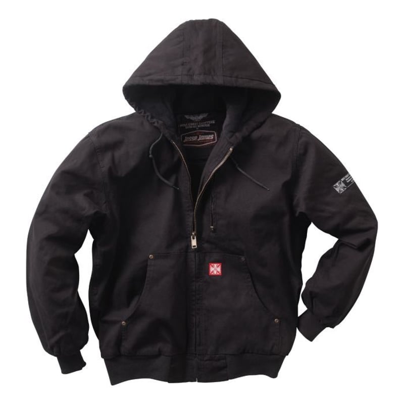 WCC HEAVY DUTY CANVAS WORK JACKET - BLACK | On