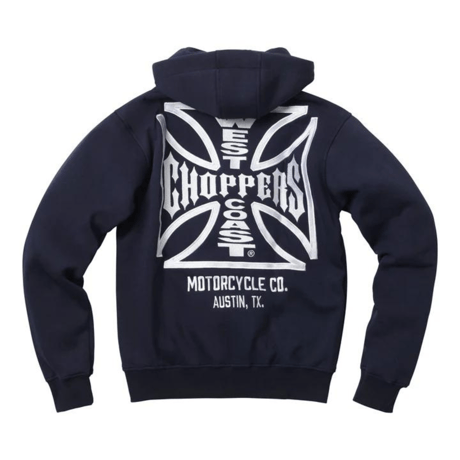 WCC OG ATX ZIP HOODY - NAVY BLUE