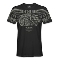 WCC LOUD PIPES TEE - BLACK