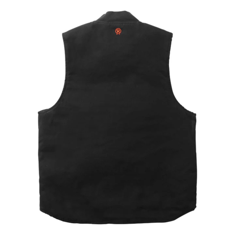 WCC HEAVY DUTY CANVAS WORKVEST - BLACK