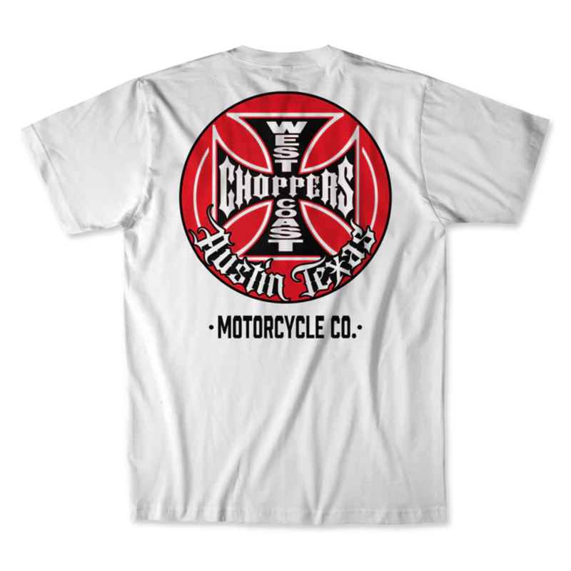 WEST COAST CHOPPERS TANK LOGO TEE - WHITE | On 