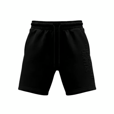 WCC EMBOSSED SWEAT SHORT - BLACK