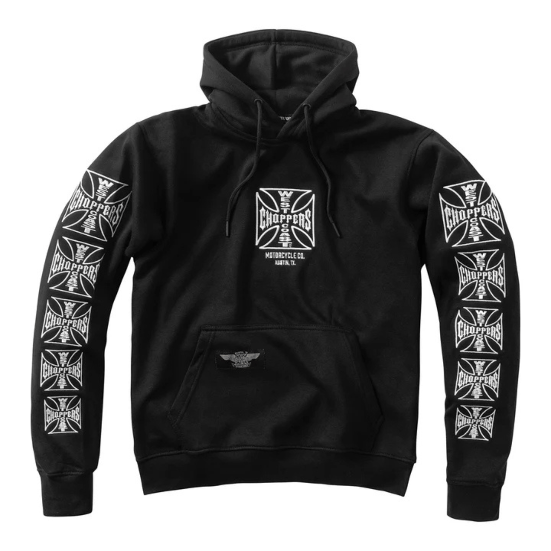 WCC DOMINATOR EMBROIDERED HOODY - BLACK | On Fleek