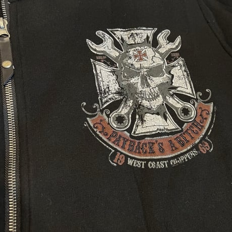 WCC - MECHANIC ZIP HOODY - BLACK
