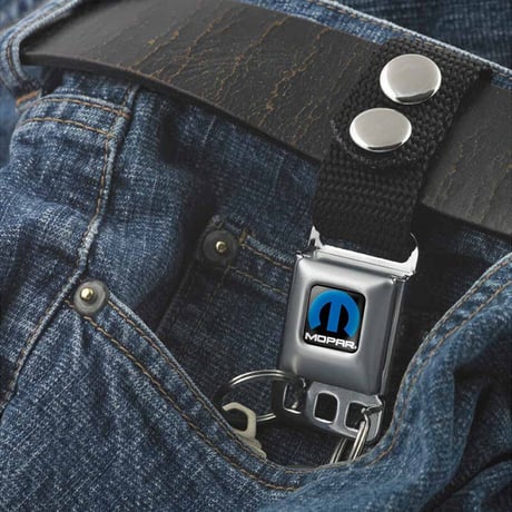 MOPAR LOGO FULL COLOR BLACK BLUE WHIT